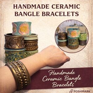 Handmade Ceramic Bangle Bracelets